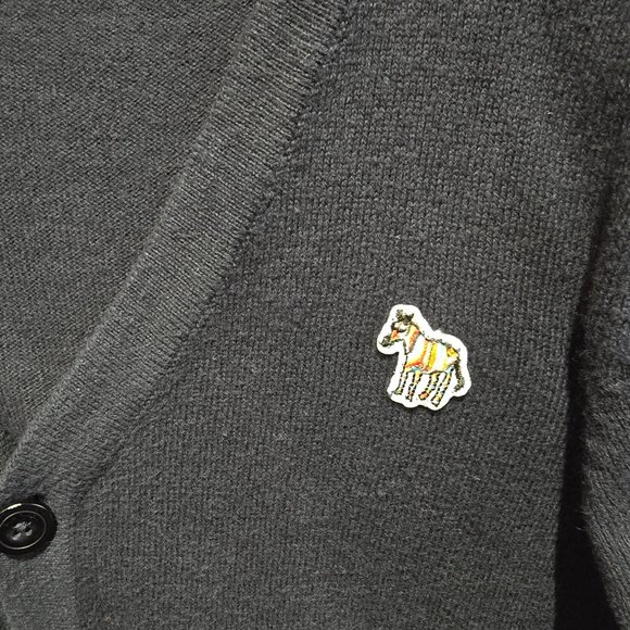 PAUL SMITH JUNIOR  Cotton & Cashmere Cardigan - Picture 9 of 9